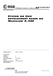 Magillem SOC Development - ESA Microelectronics Section
