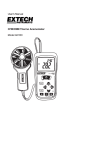 User`s Manual CFM/CMM Thermo Anemometer Model AN100