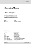 Operating Manual Binder