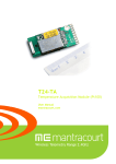 Wireless telemetry temperature acquisition module T24