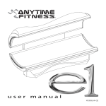 user manual - Tanning Bed Parts