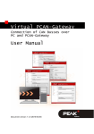 Virtual PCAN-Gateway - User Manual - PEAK