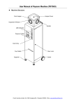 User Manual of Popcorn Machine (TR7500)