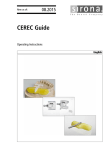 CEREC Guide - Sirona - Technical Documentation