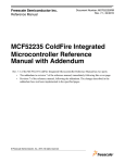 MCF52235 ColdFire Integrated Microcontroller Reference Manual