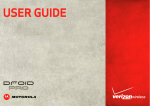 Verizon Droid Pro User Guide