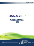 IndianaIEP user manual - Richmond Community Schools