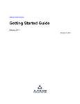 Getting Started Guide - ALTIBASE Customer Support