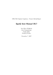 SparQ User Manual V0.7 - SFB/TR8
