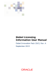 Siebel Licensing Information User Manual