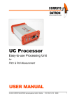 UC Processor USER MANUAL