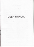 USER MANUAL