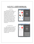 H.O.P.E. USER MANUAL