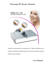Thermage RF Beauty Machine Use Manual