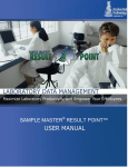 Result Point User Manual - Paradigm Environmental Services