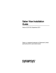 Saber View Installation Guide