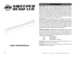 Sweeper Beam LED User Manual