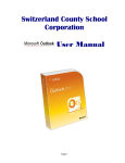 Switzerland County School Corporation User Manual