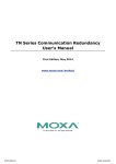 TN Series Communication Redundancy User`s Manual