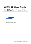 WE VoIP User Guide - DAB Communications