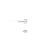 ACUCOBOL-GT Appendices v8