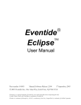 eclipse user manual