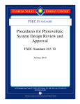 FSEC Standard 203-10 - Florida Solar Energy Center