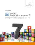 combit Relationship Manager - Manual