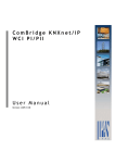 ComBridge KNXnet/IP WCI PI/PII User Manual