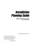 UNITYplus Installation Planning