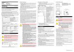 FW1000 User`s Manual Safety Precautions and
