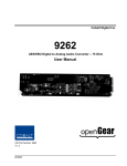 User Manual - Cobalt Digital Inc.