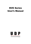 NVE Series User`s Manual