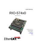RIO-574x0 User Manual - Galil Motion Control