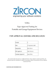 type approval criteria specification