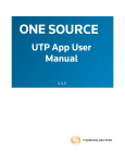UTP Application User Manual