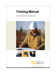 ToolWatch Enterprise Training Manual