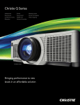 Product Sheet - Projector Central