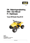 DK - Betjeningsvejledning ENG - User Manual FI - Käyttöopas