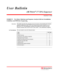 User Bulletin ABI PRISM