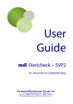 User Guide - SVP2 - mdi (Membrane Technologies)
