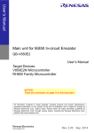 Main unit for IE850 In-circuit Emulator QB