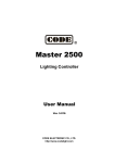 Master 2500 - CODE Electronic Co., Ltd.