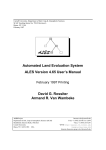 ALES User`s Manual - Crop and Soil Sciences