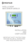 IntelliChem Water Chemistry Controller Installation and