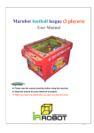 Marubot football league (2 players) User Manual