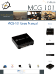 MCG-101 Users Manual - GC-SAT