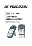 830C and 890C Capacitance Meter User Manual