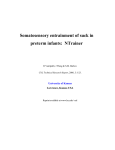 Somatosensory entrainment of suck in preterm infants: NTrainer