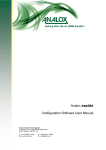 Analox aspida Configuration Software User Manual
